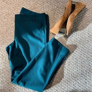 J. Crew Hunter Green Skinny Dress Pant